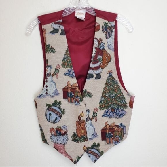 Vintage Backwood Blues Ugly Christmas Vest - Picture 11 of 11